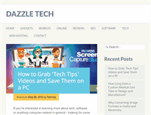 Tablet Screenshot of dazzletech.com